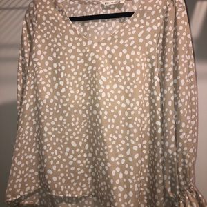 Vine & Love Small Tan Blouse